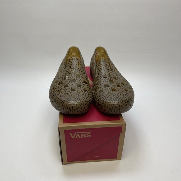 Vans Slip-On TRK Animal Cheetah Print AOP 'Brown Black' Men's Size 9 US NEW - Picture 3 of 10